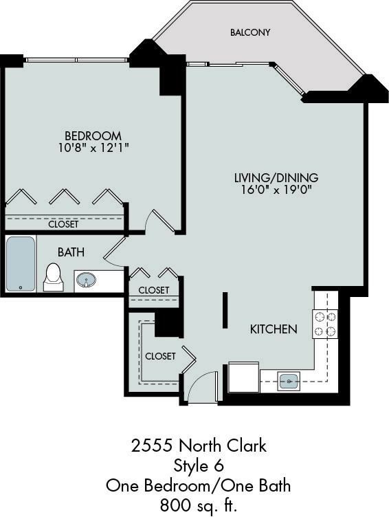 2505 N Clark St Unit 1606, Chicago, IL 60614