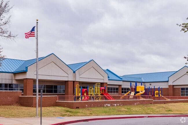 Washington Irving Elementary School offers a playground for children.
