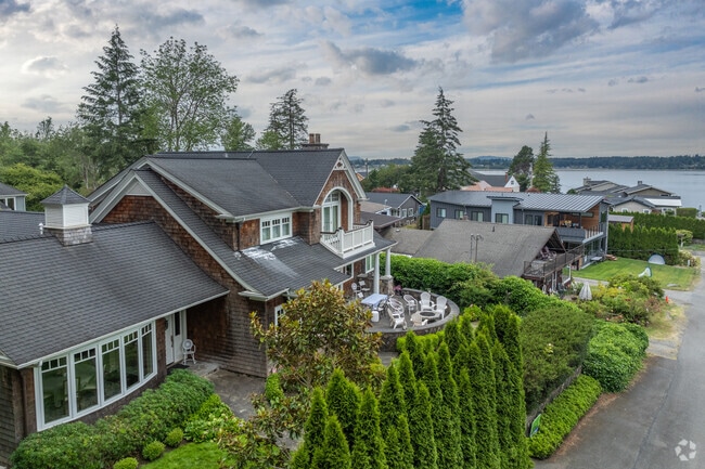 In North Olympia, some homes occupy spacious acres overlooking Budd Inlet.