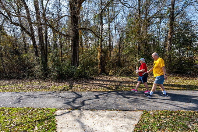 The Ponchatoula Area Recreation District has a walking path to enjoy.