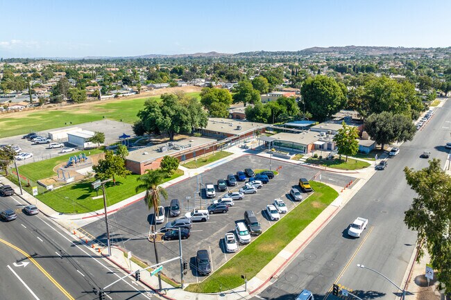 Alan Orrenmaa Elementary School offers a sprawling campus when viewed from above.