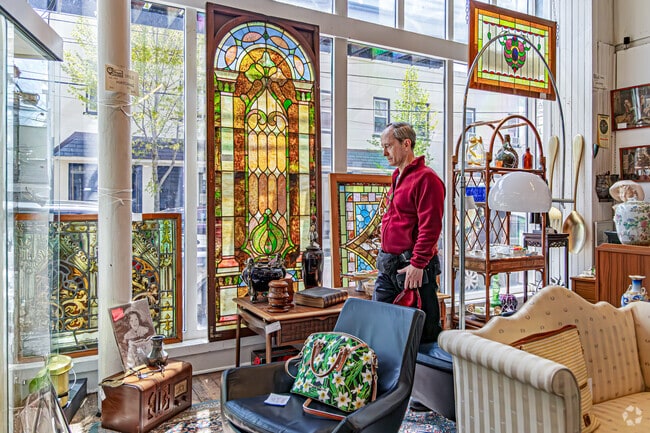 Timeless beauty radiates through Lambertville’s antique treasures, inviting you to uncover stories preserved in colorful glass and rich history.