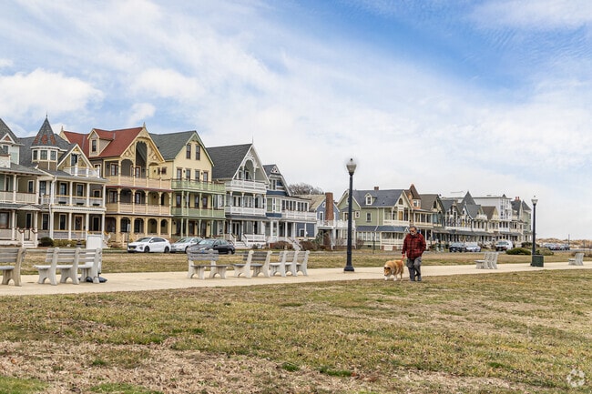 Stroll along the Victorian lined streets in Ocean Grove, Neptune.