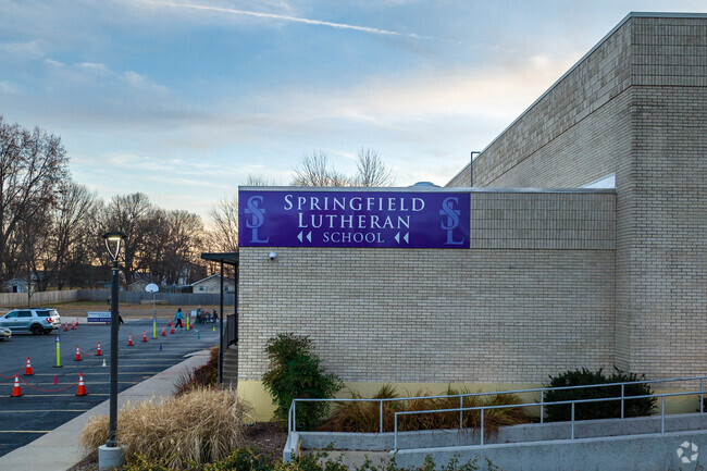 The average enrollment at Springfield Lutheran School is around 200 students.