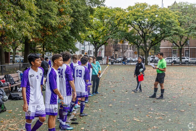 Parade Ground is a large outdoor sports complex hosting local teams in Prospect Park South.