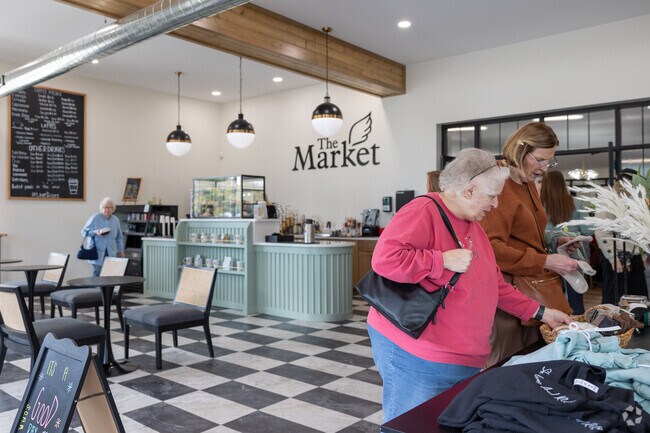 The Soar Cafe has an attached market where you can purchase coffee, baked goods and other crafts