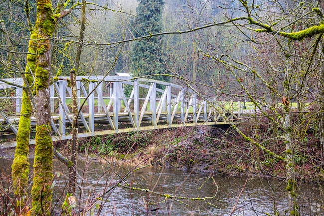 Riverview Park offers river access and open space.