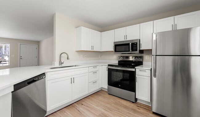 Brnad new homes feature upgraded finishes and stainless steel appliances