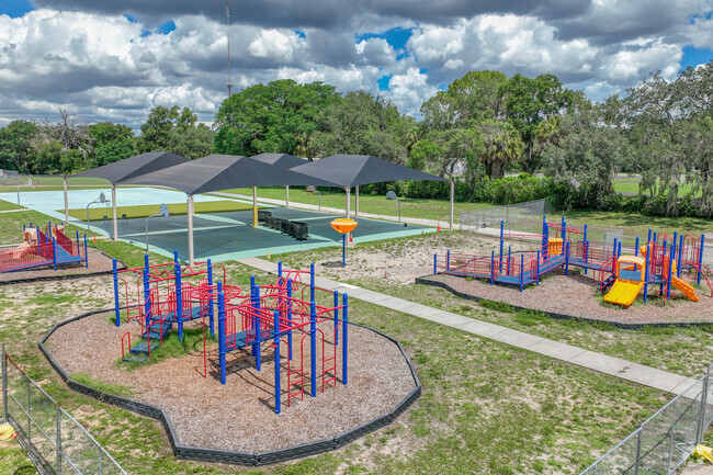 James Elementary School has fun playgrounds for kids to enjoy.
