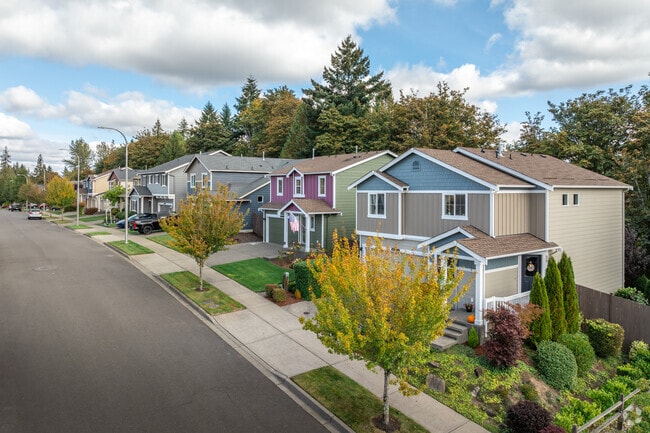 Trosper features newer developments with spacious two-story homes.