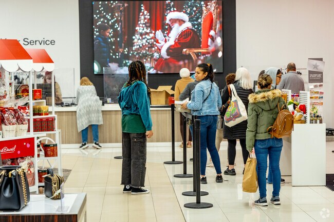 The holidays begin in October at the Smith Haven Mall in Lake Grove.