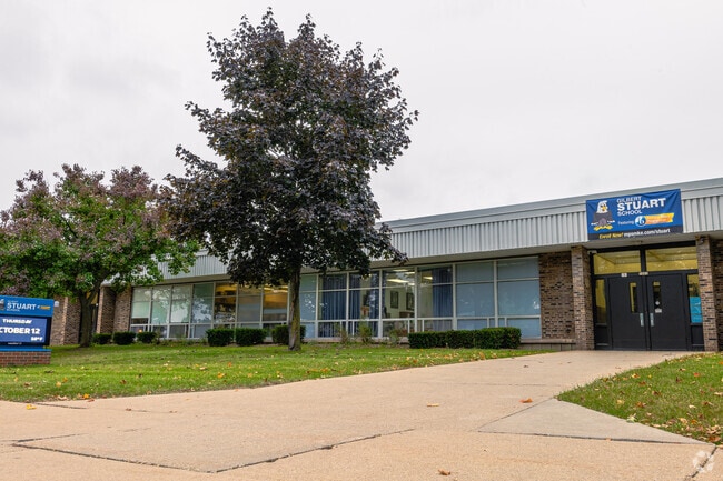 Stuart School provides education in the neighborhood of 
Menomonee River.