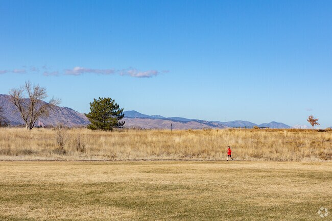 Runners love the track and mountain views at Christensen Meadows Park in Littleton.