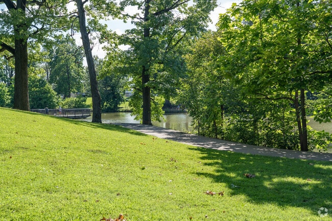 Garvin Park is a great place to bring the kids to enjoy the playground or nearby pond.
