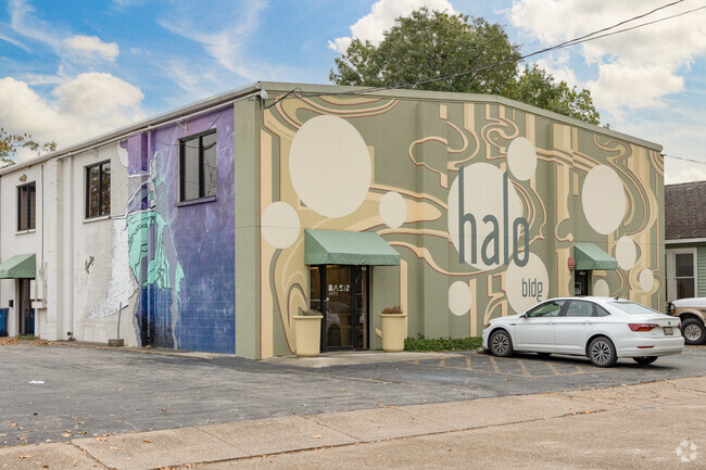 The Halo Building of the arts hosts local artists in the West End, Lafayette.