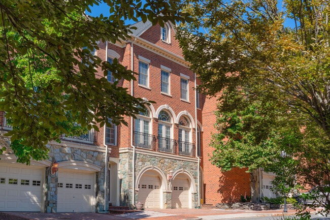 Cameron Station is known for its charming brick townhomes.