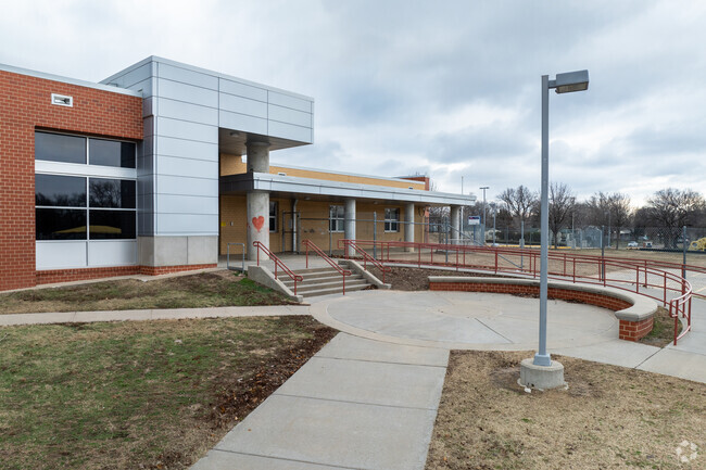 This is a side entry for Mueller Aerospace and Engineering Magnet Elementary School.