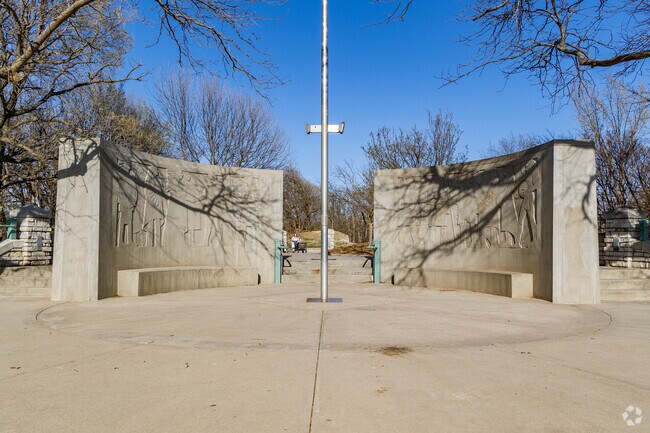Lewis and Clark Park offers hiking and mountain biking trails.