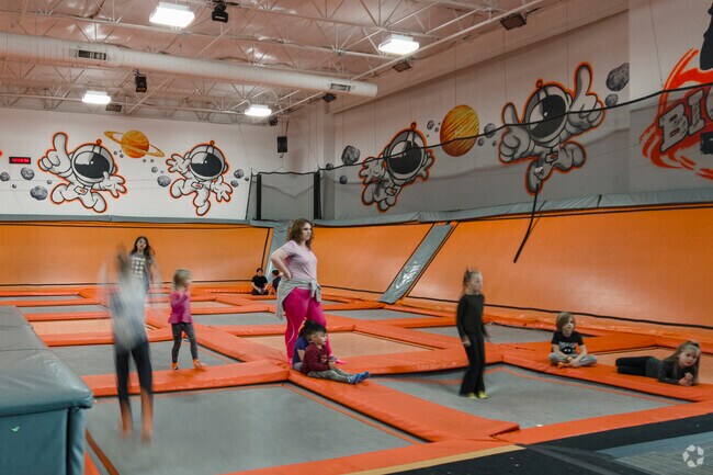 Marshbrooke families love to get some energy out at the Big Air Trampoline Park.
