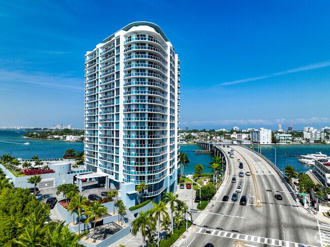 The Bridgewater is a waterfront condominium complex on Treasure Island.