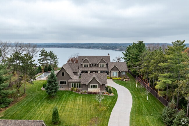 Many of Hudson's finest estates sit high above the St. Croix River.
