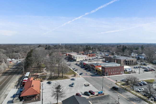 Locally owned shops line the walkable streets of downtown Chesterton.