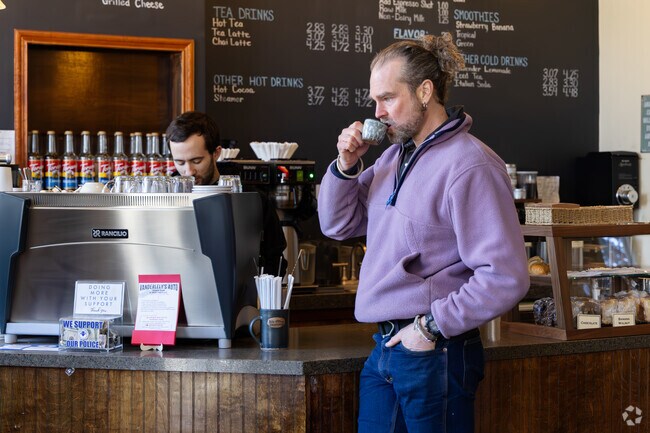 Start your day with a fresh coffee in Plumstead, PA.
