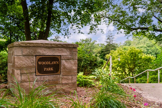 Expansive grass fields at Woodlawn Park are perfect for a soccer match.