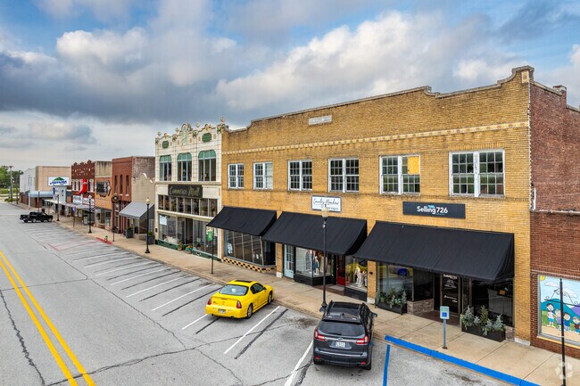 Downtown Harrison is filled with historic architecture.