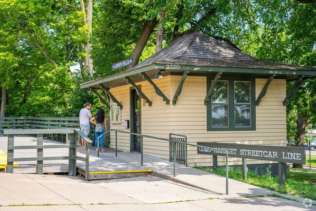 The Como-Harriet Streetcar Station.
