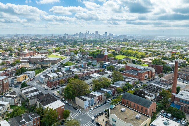 Sandtown-Winchester is located just west of Downtown Baltimore.