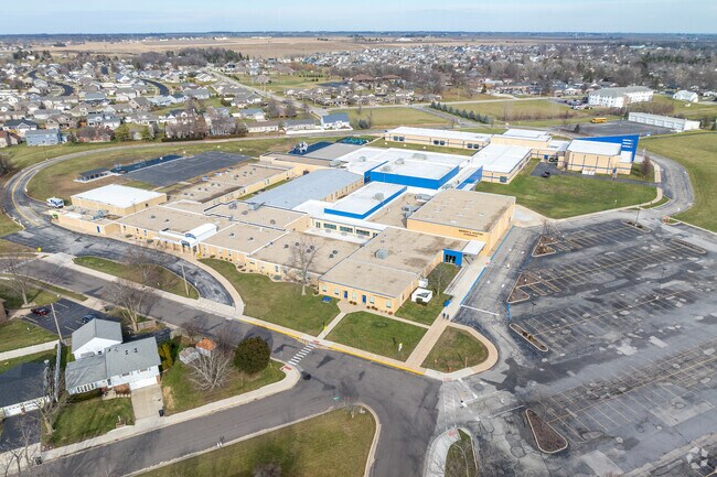 Central Intermediate School is located conveniently in a residential area.