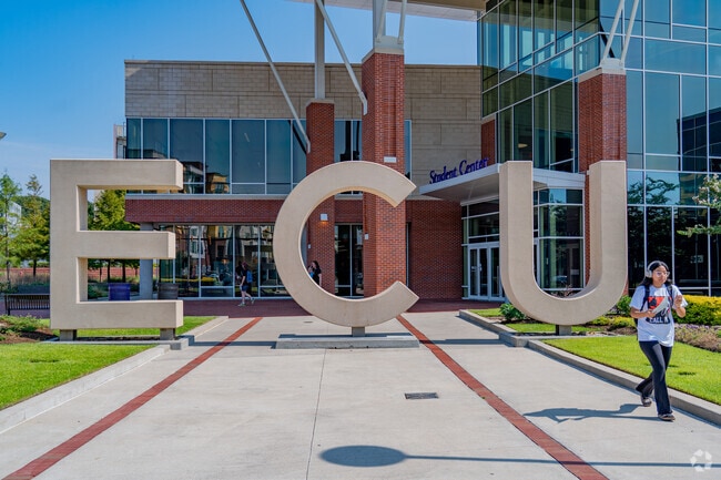 East Carolina University is central to The Grid neighborhood.