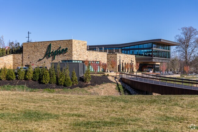 Aspire Park is the largest private park in the Southeast and is open to the public.