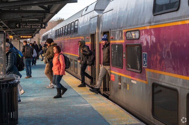 The Abington train station makes the commute a breeze for Abington residents.