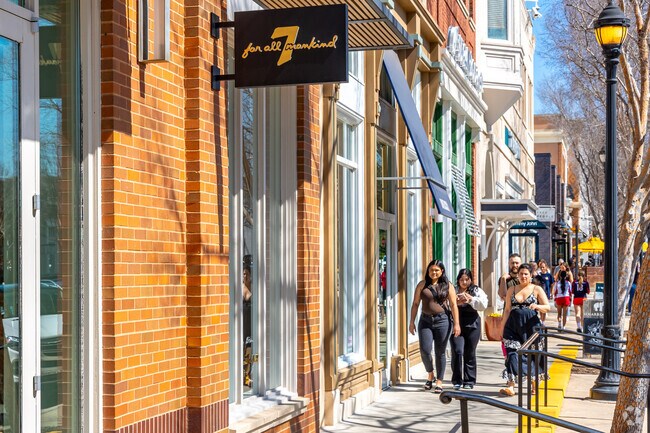 Southlake Town Square is a shopping precinct located near Westlake with over 100 stores.