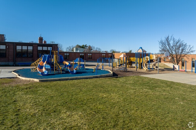 Heritage Primary School has a large playground in on the south side of the building.