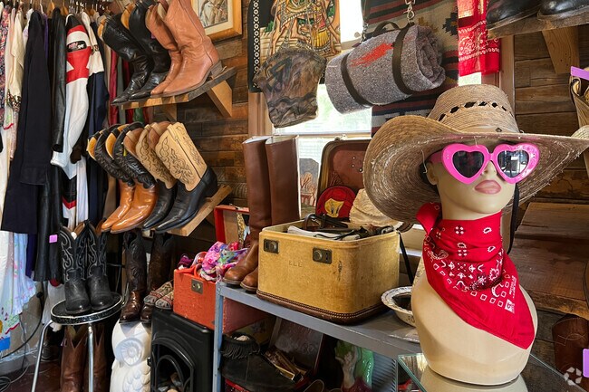 The Ricochet Vintage Wears features an eclectic blend of clothing and merchandise in Joshua Tree