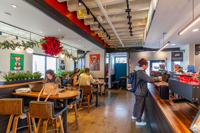 The Fainted Goat is a popular hangout for everyone to work and chill in Franklin.