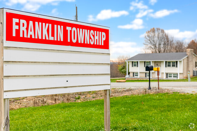 The landscape of Franklin Township is carved throughout the Appalachian Mountains.