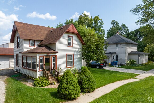 There are a wide variety of home styles in Holly, like this Queen Anne home.