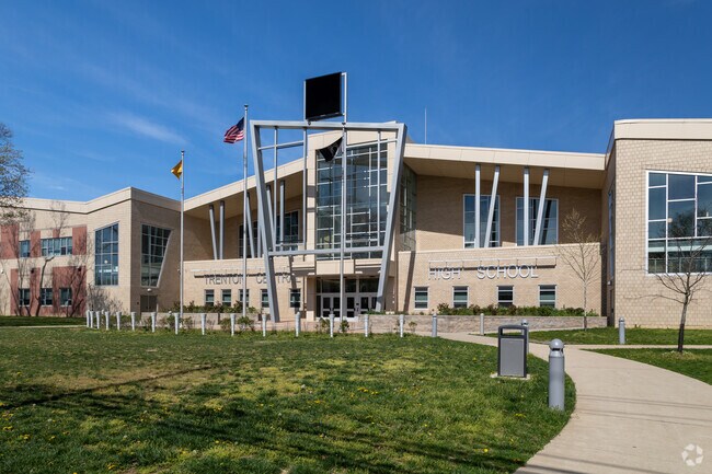 Trenton Central High School serves many of the Trenton neighborhoods.