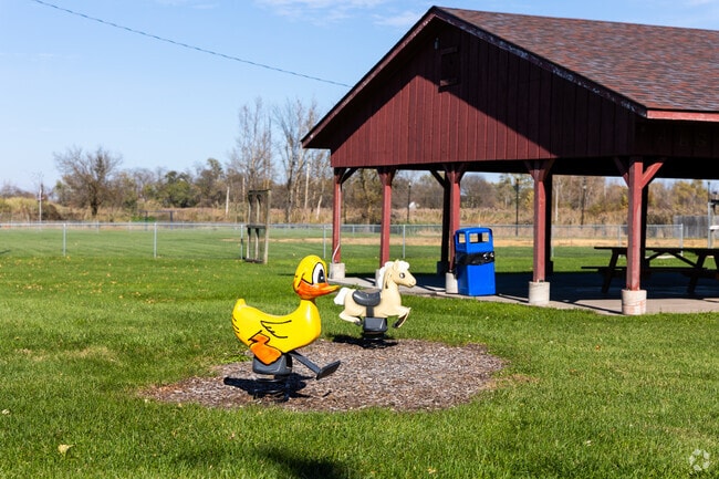 Children love to play at Carbon Cliff Park.