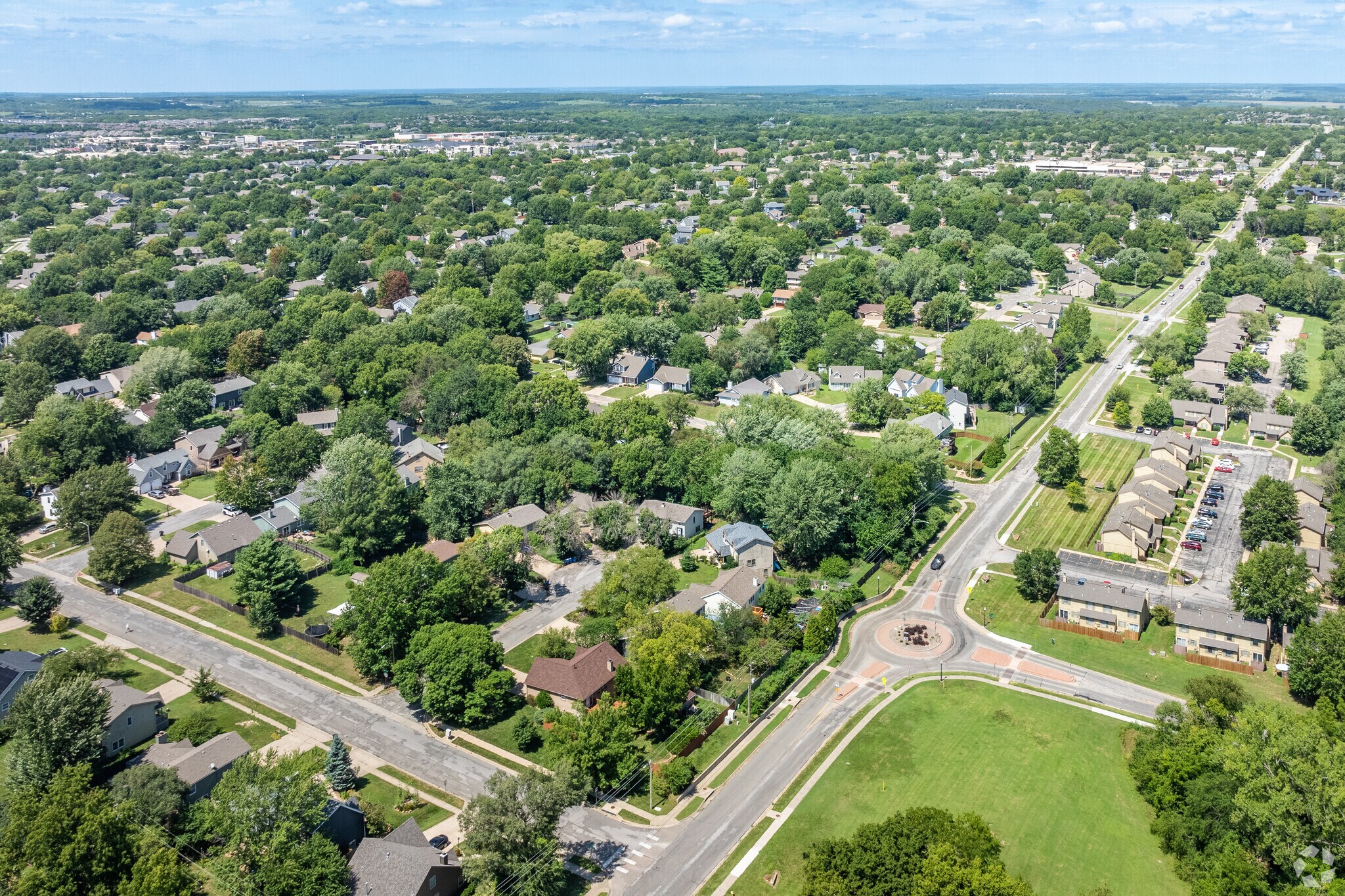 Western Hills neighborhood has spacious yards and scenic views.