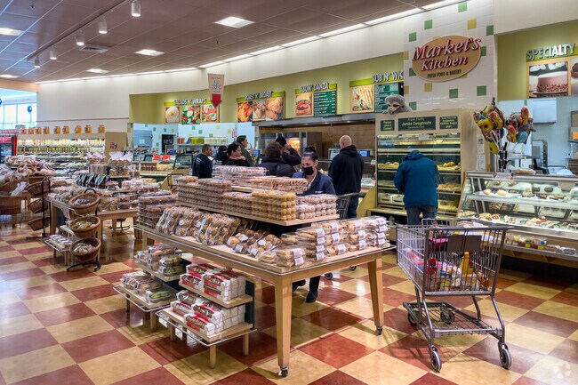 The deli and bakery area of the local Market Basket in Wilmington, MA.