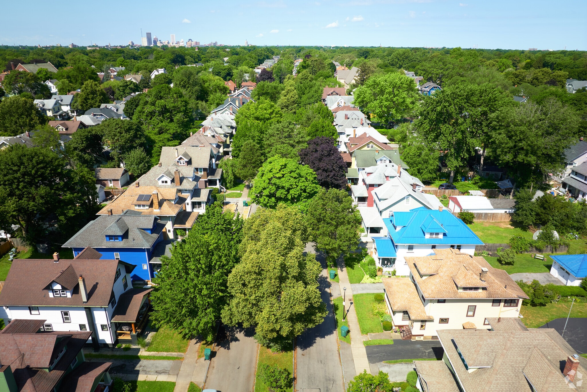 Aerial view of the Beechwood Community.