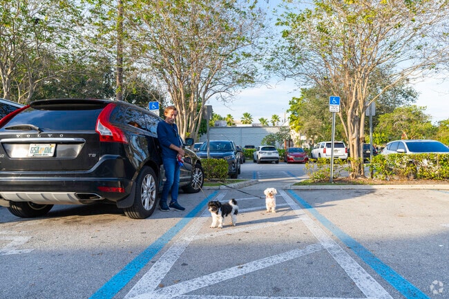 Walking paths in Deerfield West welcome residents and pets.