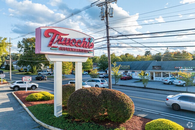 Trucchi's grocery store is a short 5-minute drive from Taunton's City Center.