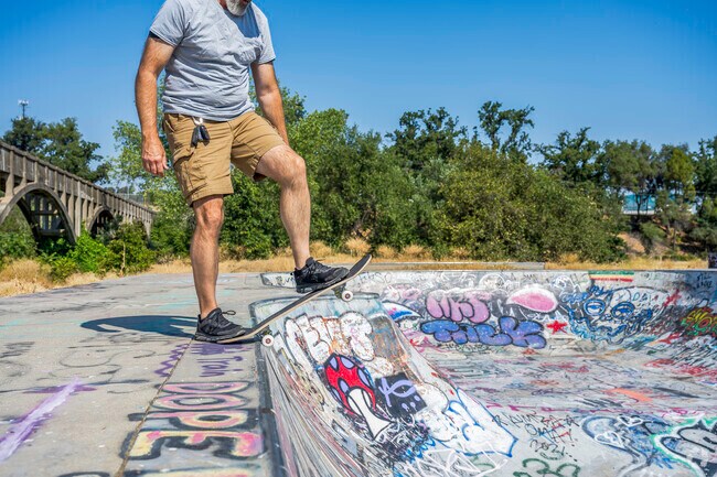 The skate park at South Volonte Wetland Trail is ready to be shredded on.