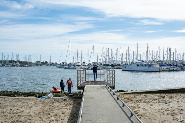 Marina Bay Park is close to Cortez-Stege for quick family outings on the waterfront.